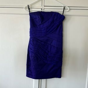 Jessica McClintock size 4 purple strapless dress